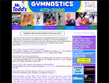 Tablet Screenshot of mrtoddsgym.com